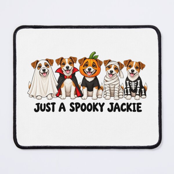 Item preview, Jack Russell Halloween Spooky Ghost Pumpkin Skeleton designed and sold by LASTIQUE-dd.