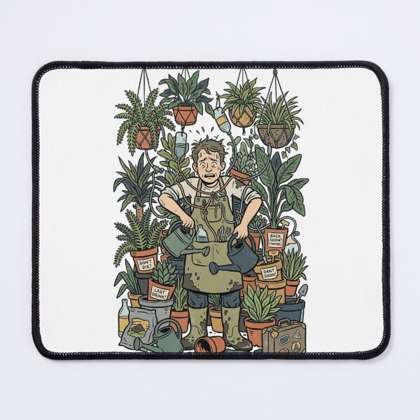 Item preview, Funny Vacation Plant Care Anxiety Dont Die Plant Parent Art designed and sold by mood-draftsman.
