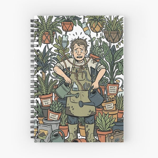 Item preview, Funny Vacation Plant Care Anxiety Dont Die Plant Parent Art designed and sold by mood-draftsman.