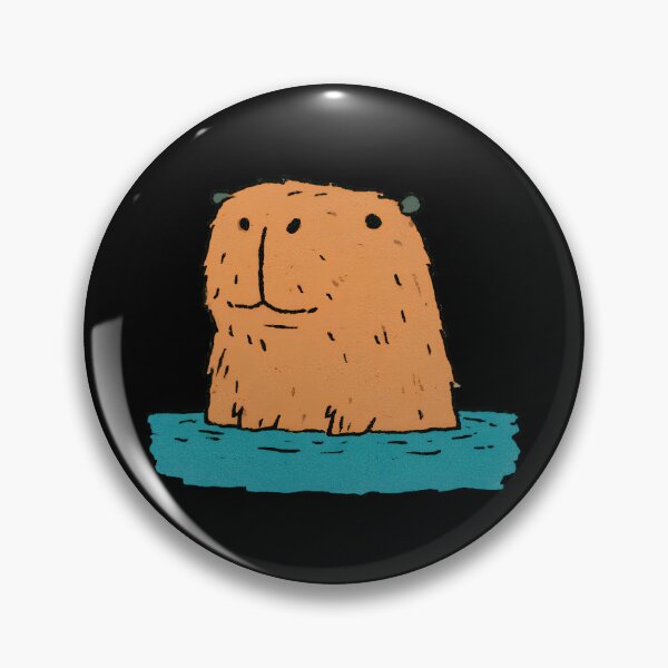 Item preview,  Cute Standing Capybara | Unbothered Chill Animal Art designed and sold by kuwagatamushi.