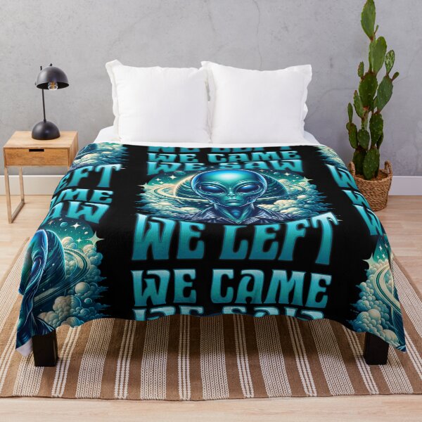 Item preview, We Came We Saw We Left Alien Cosmic Design designed and sold by FaeryNuff.