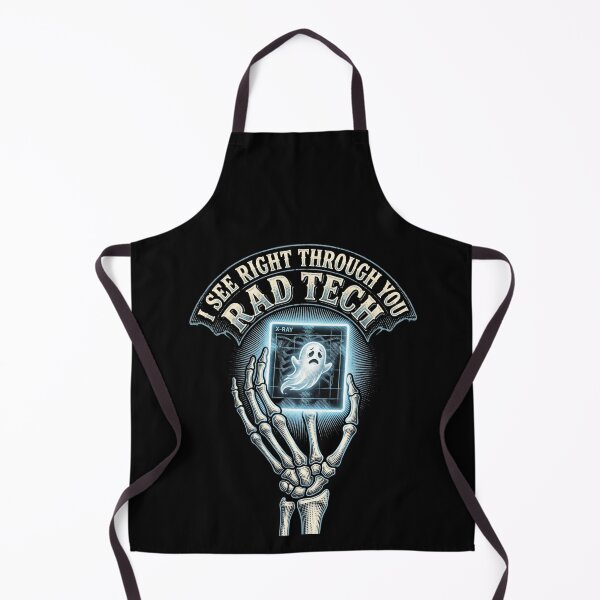 Artikelvorschau, Ich durchschaue dich, Rad Tech Skeletthand Geist Röntgen Halloween entworfen und verkauft von TeNovaStudio.