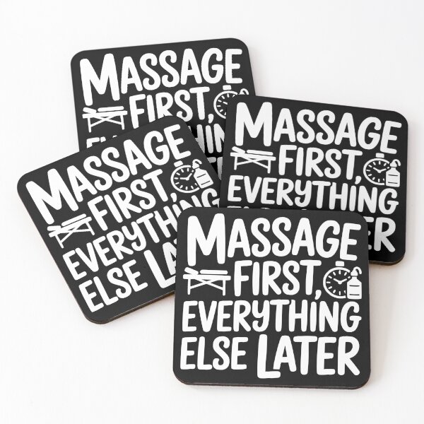 Item preview, Massage First, Everything Else Later designed and sold by theartfulaspie.