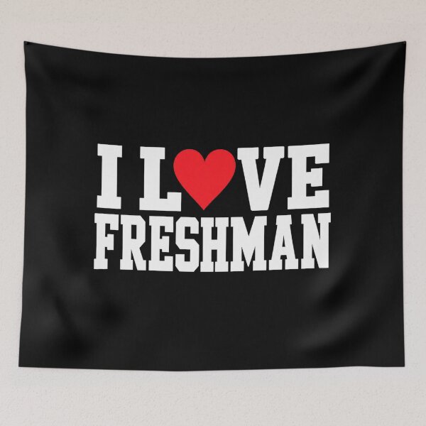 Item preview, I Love Freshman T-Shirt – Funny Freshman Student Gift, School Graphic Tee designed and sold by Trendably.