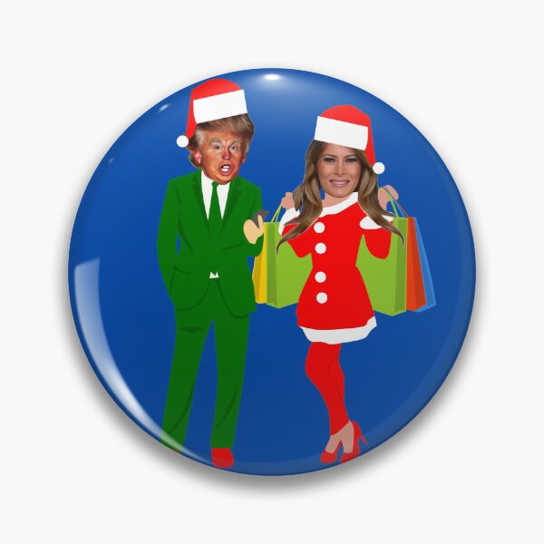 Item preview, ugly christmas melania santa trump designed and sold by Gossip Rag.