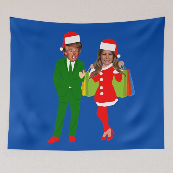Item preview, ugly christmas melania santa trump designed and sold by Gossip Rag.