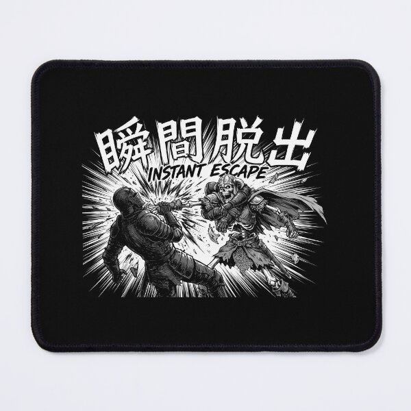 Item preview, Instant Escape Manga Kanji Skeleton Knight Battle Anime Streetwear designed and sold by TeNovaStudio.