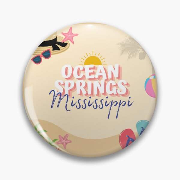 Item preview, Ocean Springs Mississippi Beach Vacation Design designed and sold by DonnaRaine.