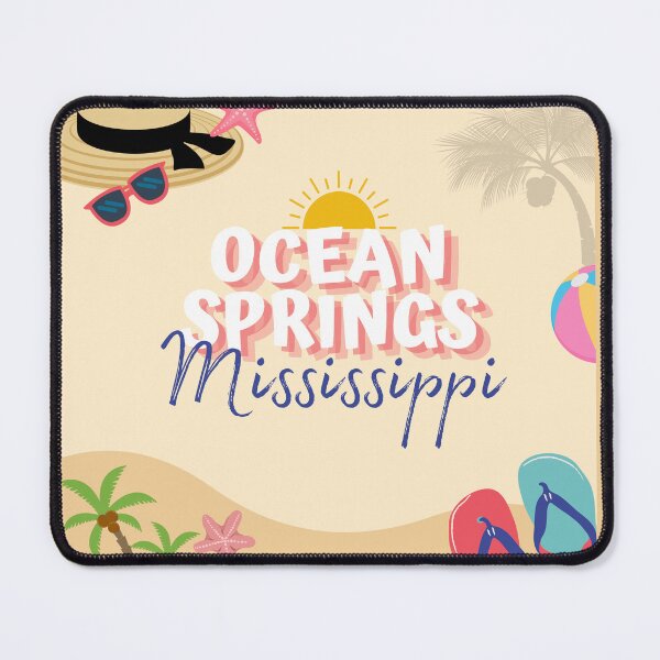 Item preview, Ocean Springs Mississippi Beach Vacation Design designed and sold by DonnaRaine.