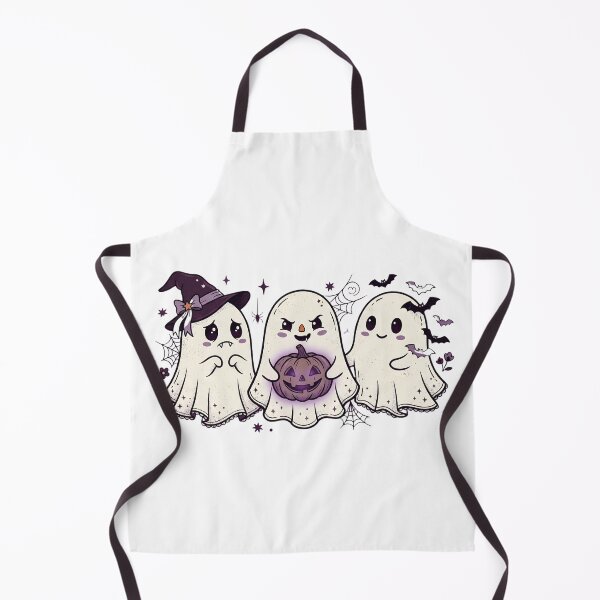 Item preview, Cute Halloween Ghost Trio - Spooky Witchy Ghostly Squad designed and sold by abdelski.