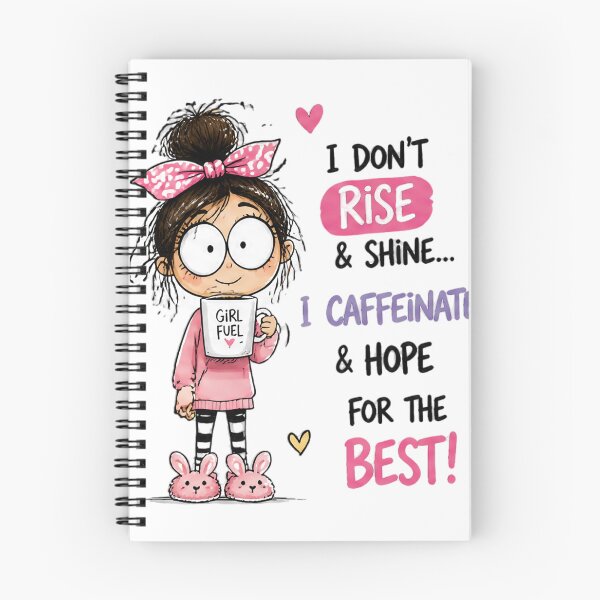 Item preview, I Don't Rise & Shine... I Caffeinate & Hope for the Best! designed and sold by kitastylish.
