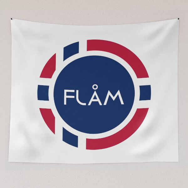 Item preview, Flåm Norway Fjord Village designed and sold by BeachWhisper.
