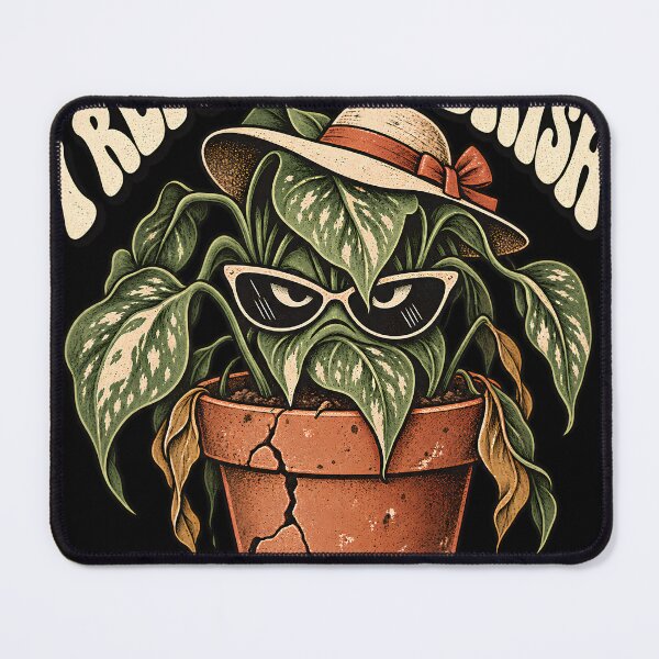 Item preview, Funny Houseplant Lover - Retro Vintage designed and sold by Feral Feline.
