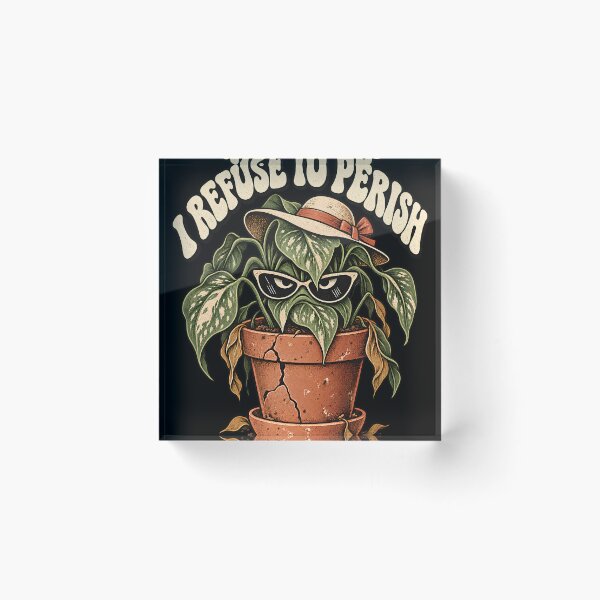 Item preview, Funny Houseplant Lover - Retro Vintage designed and sold by Feral Feline.