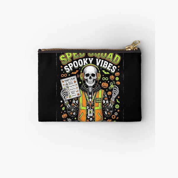 Item preview, SPED Squad Spooky Vibes Skeleton Special Education Teacher Halloween designed and sold by TeNovaStudio ⭐⭐⭐⭐⭐.