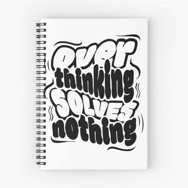 Item preview, over thinking solves nothing designed and sold by golden-shop0.