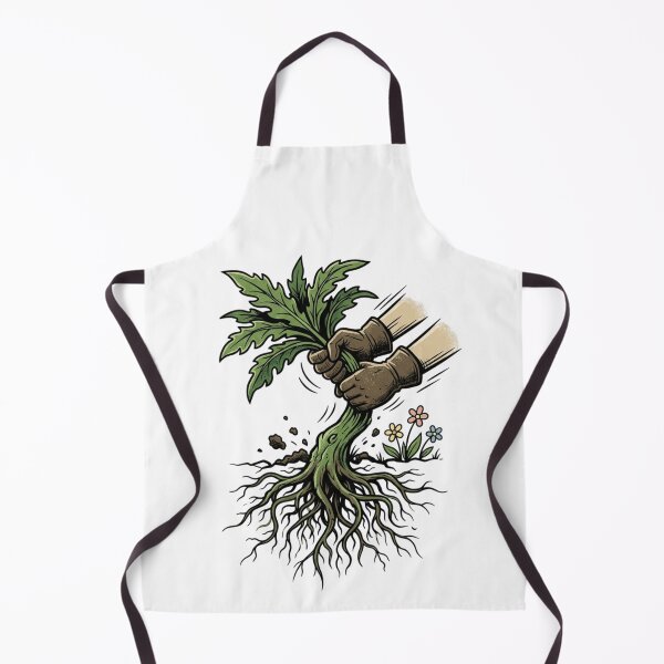 Item preview, Weed Pulling Dandelion Root Vintage Woodcut Gardener Art designed and sold by mood-draftsman.