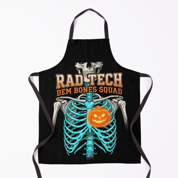 Item preview, Rad Tech Dem Bones Squad Skeleton Ribcage Pumpkin Halloween Healthcare designed and sold by TeNovaStudio ⭐⭐⭐⭐⭐.