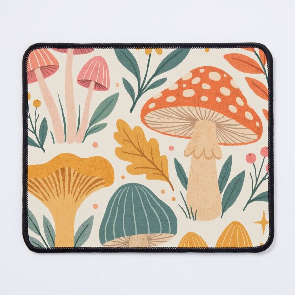 Item preview, Autumn Mushroom and Wildflowers designed and sold by OHBOY! Handmade.