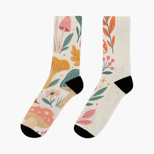 Item preview, Autumn Mushroom and Wildflowers designed and sold by OHBOY! Handmade.