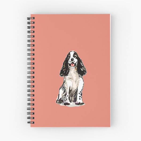 Item preview, Cocker spaniel black and white designed and sold by Lemontreeart63.