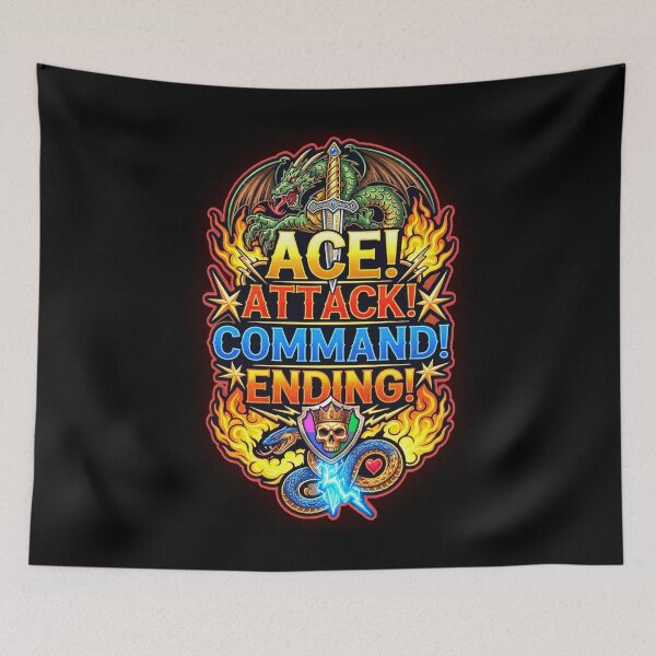 Item preview, Motivational Fantasy Typography Quote Ace Attack Command Ending. designed and sold by Giulivo Store Graphic.