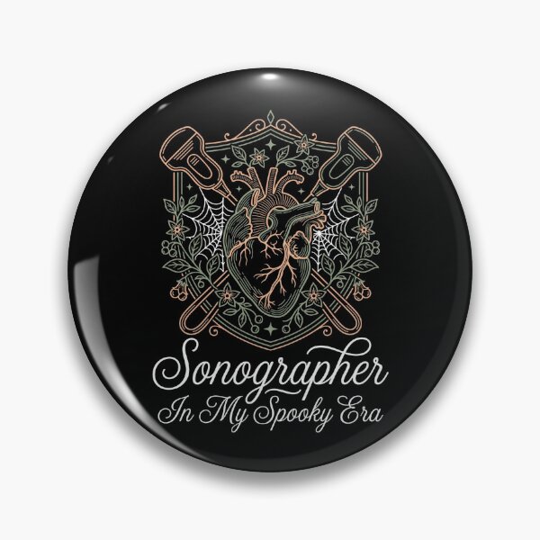 Artikelvorschau, Sonograph in My Spooky Era Anatomic Heart Ultrasound Halloween entworfen und verkauft von TeNovaStudio ⭐⭐⭐⭐⭐.