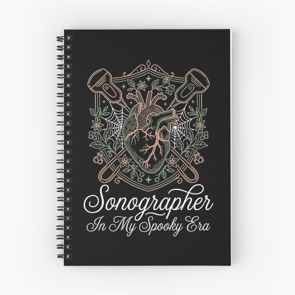 Item preview, Sonographer In My Spooky Era Anatomical Heart Ultrasound Halloween designed and sold by TeNovaStudio ⭐⭐⭐⭐⭐.