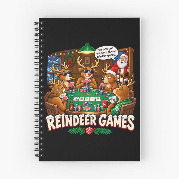 Item preview, Reindeer Games Funny Christmas designed and sold by Take It Literally.