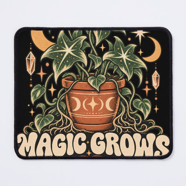 Item preview, Witchy Plant Lover Gift - Vintage Retro designed and sold by Feral Feline.