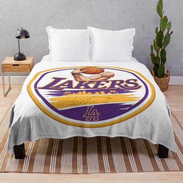 Item preview, Los Angeles Lakers Basketball Muscle Crest Art designed and sold by BlasiseDS.