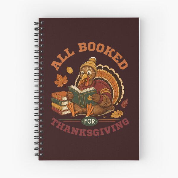 Item preview, All Booked for Thanksgiving Day Cute Turkey Reading Book Club Love Books Fall Bookish Vintage Varsity designed and sold by Forevermore.