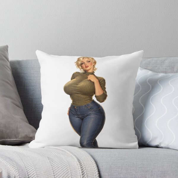 Item preview, Vintage Blonde Pin Up Girl Retro 1940s Sweater Art  designed and sold by Cosplayvintage.