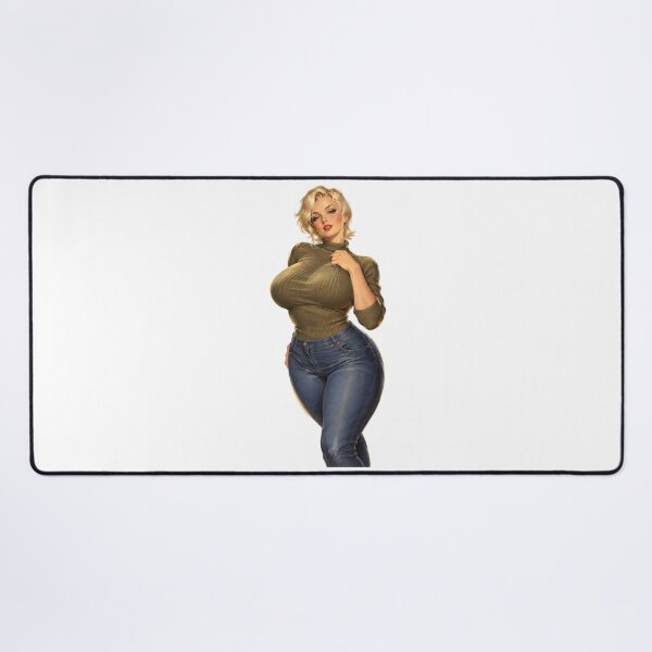 Item preview, Vintage Blonde Pin Up Girl Retro 1940s Sweater Art  designed and sold by Cosplayvintage.