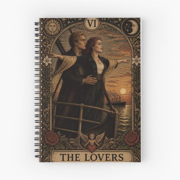 Item preview, Cinema Tarot: The Lovers (Titanic) designed and sold by Tarot-Tees and Magical Merch.