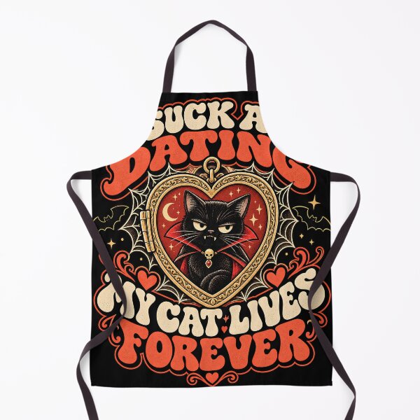 Item preview, Vampire Cat Locket - Retro Spooky designed and sold by Feral Feline.