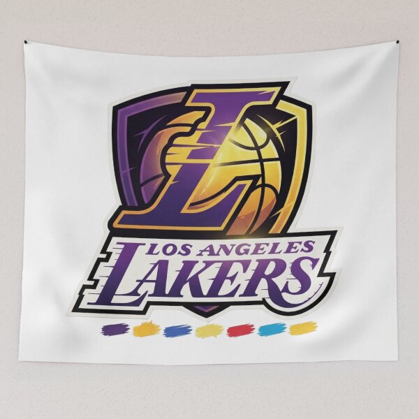 Item preview, Los Angeles Lakers Shield Logo Basketball Graphic designed and sold by BlasiseDS.