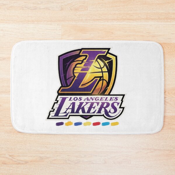 Artikelvorschau, Los Angeles Lakers Shield Logo Basketball Grafik entworfen und verkauft von BlasiseDS.