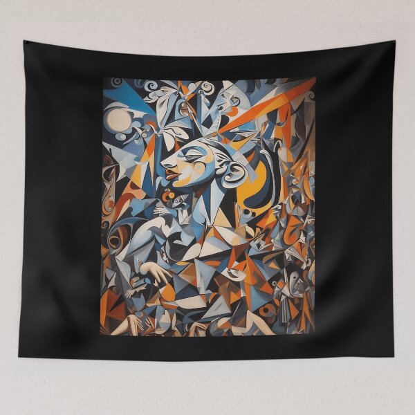 Item preview, Guernica - Fractalized B designed and sold by BettinaHendrix.