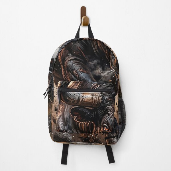 Item preview, Charging Bull - Epic Wildlife Art designed and sold by Lucid Dream Pixel.