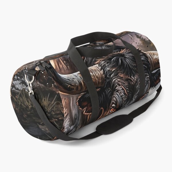 Item preview, Charging Bull - Epic Wildlife Art designed and sold by Lucid Dream Pixel.