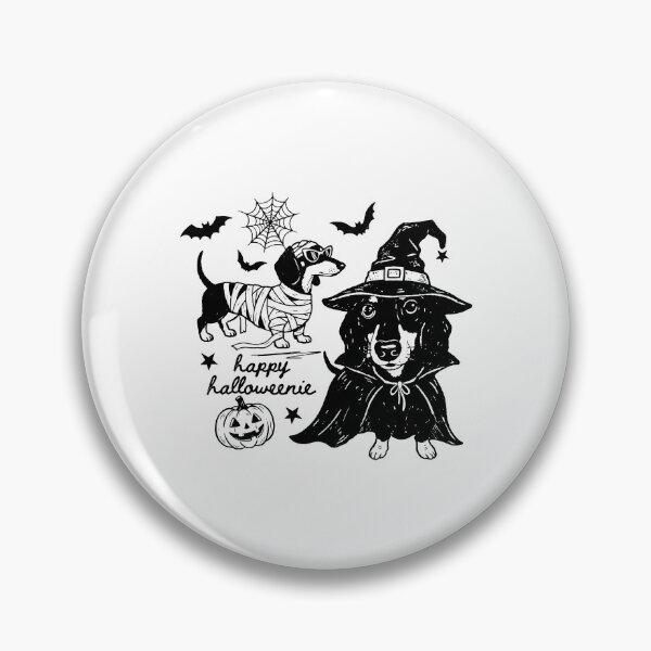 Item preview, Happy Halloweenie Dachshund Funny Wiener Dog Halloween Spooky Doxie Mom Costume Graphic Gift designed and sold by gunaone-design.