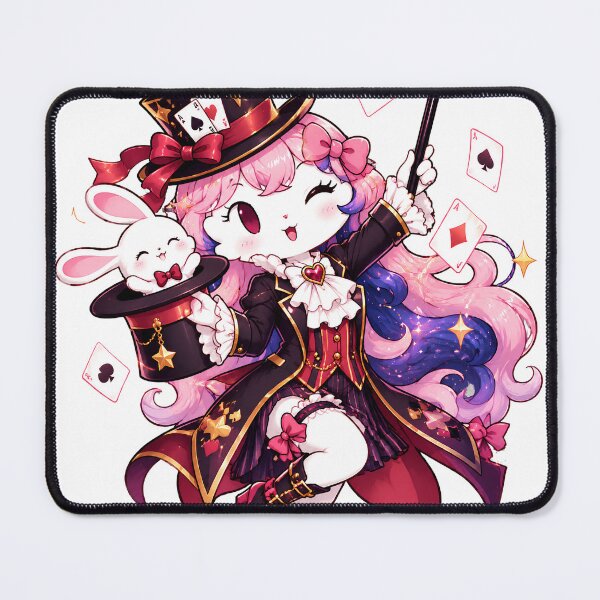 Item preview, Magical Pink Witch Girl designed and sold by SweetMascot.