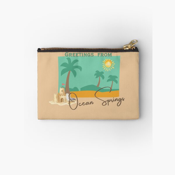 Item preview, Greetings From Ocean Springs Mississippi Retro Postcard Beach Art designed and sold by DonnaRaine.