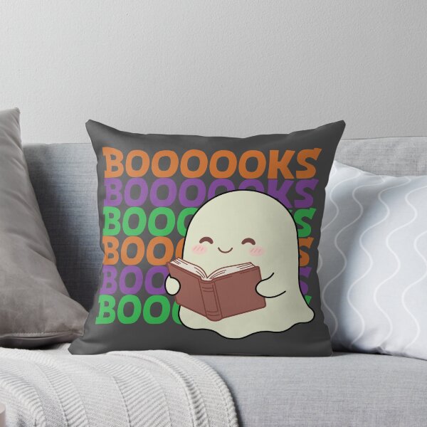 Item preview, Boooooks Kawaii Ghost | Cute Halloween Book Lover designed and sold by Hallowed Artistry.