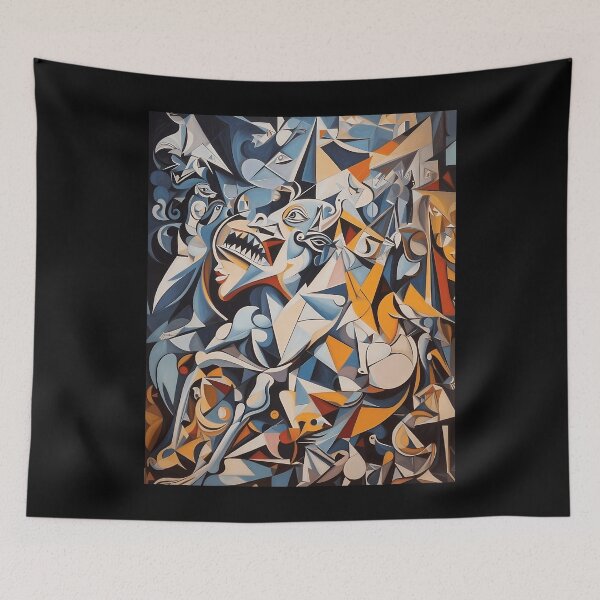 Item preview, Guernica - Fractalized designed and sold by BettinaHendrix.