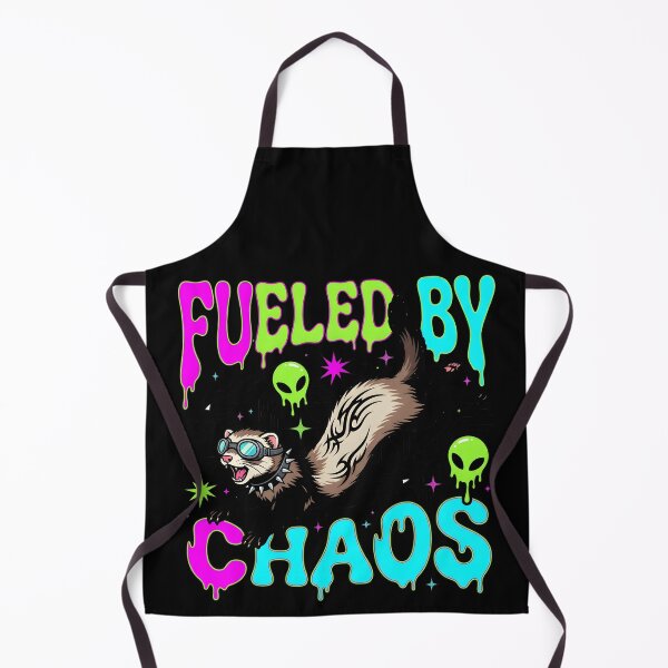 Item preview, Hyperactive Ferret Y2K Aesthetic Fueled By Chaos Funny Pet Energy designed and sold by WorldShop17.