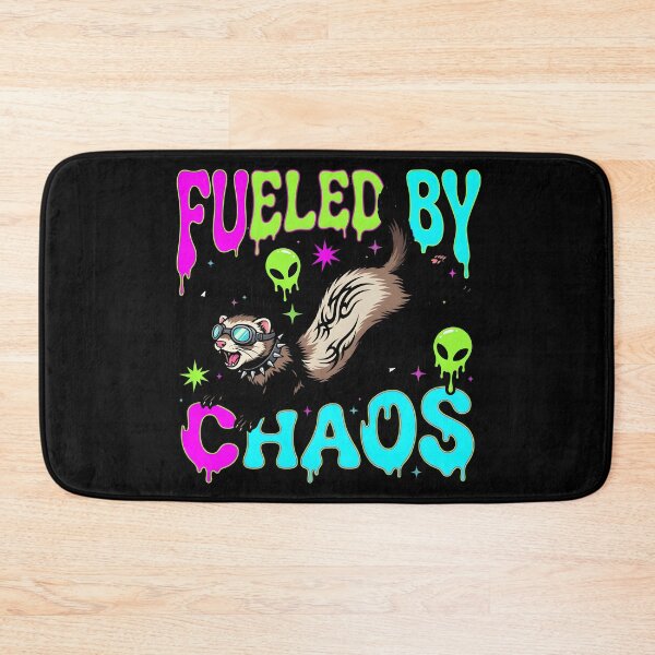 Item preview, Hyperactive Ferret Y2K Aesthetic Fueled By Chaos Funny Pet Energy designed and sold by WorldShop17.