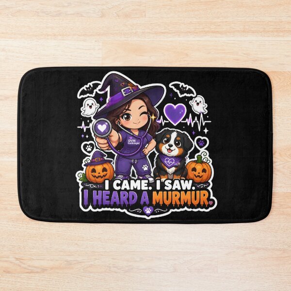 Item preview, I Came. I Saw. I Heard a Murmur — Veterinary Cardiology Halloween designed and sold by Bettybee00.