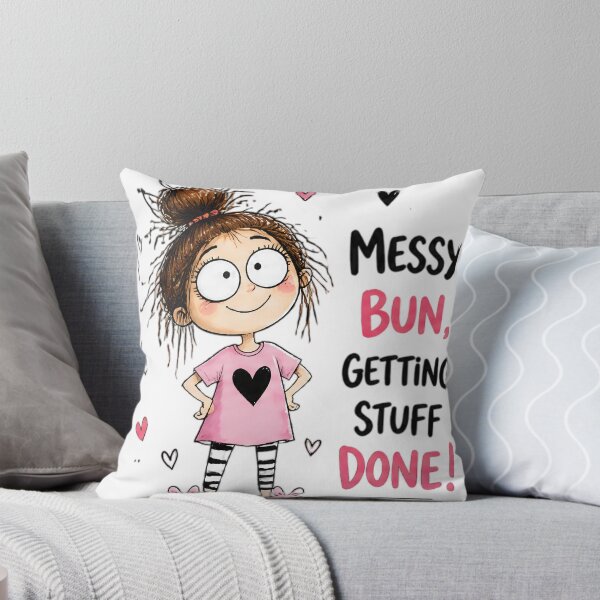Item preview, Messy Bun, Getting Stuff Done! – Boss Girl designed and sold by kitastylish.
